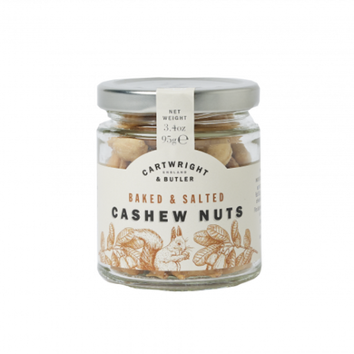 CARTWRIGHT & BUTLER Baked & Salted Cashew Nuts In Jar 95g