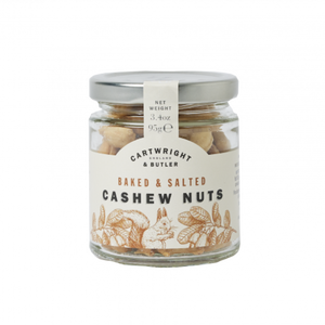 CARTWRIGHT & BUTLER Baked & Salted Cashew Nuts In Jar 95g