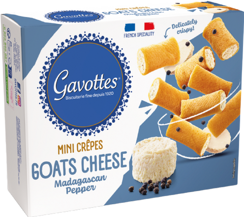 GAVOTTES Mini Crepes Goat's Cheese & Pepper