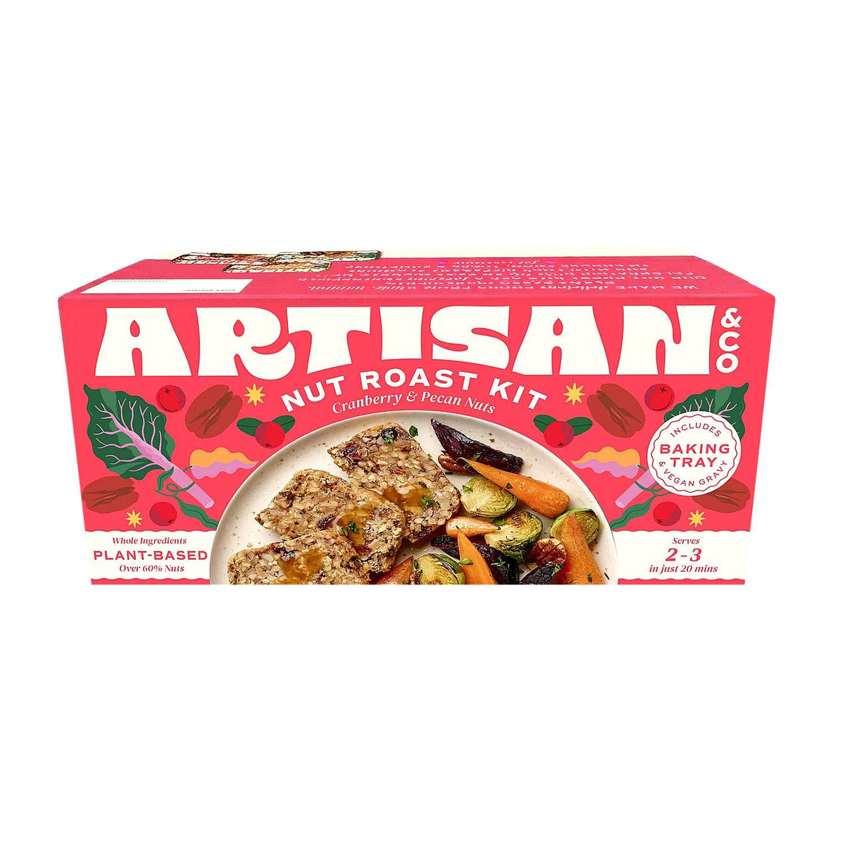 Artisan & Co Cranberry & Pecan Nut Roast Kit 212g