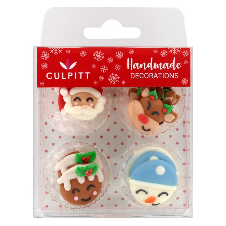 Culpitt Handmade Cake Decorations – Christmas Cheer 12pc