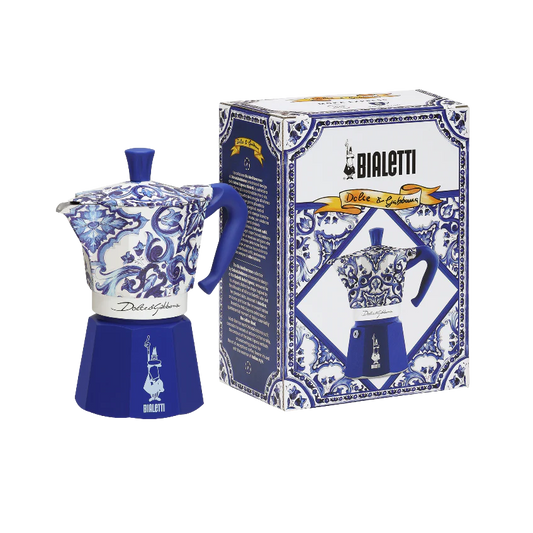 BIALETTI X DOLCE & GABBANA Blu Mediterraneo Moka Express