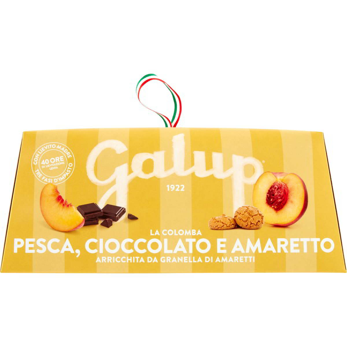 GALUP LA COLOMBA Pesca, Cioccolato e Amaretto (Peach, Chocolate, Amaretto) 750g