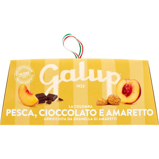 GALUP LA COLOMBA Pesca, Cioccolato e Amaretto (Peach, Chocolate, Amaretto) 750g