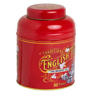 NEW ENGLISH TEAS Breakfast Tea in Vintage Caddy 80 T/B 160g