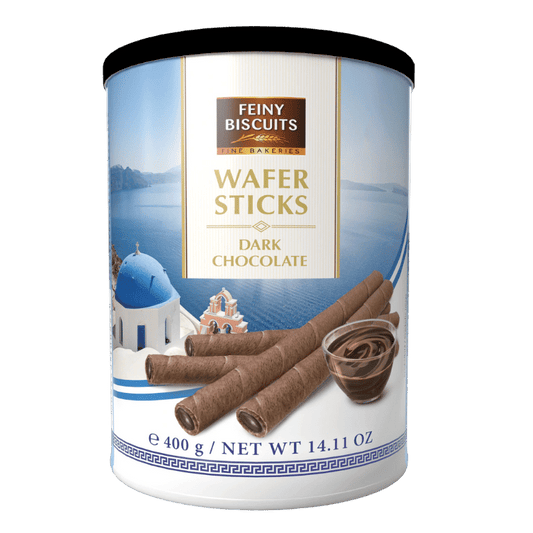 WAFER ROLL WITH A DARK CHOCOLATE CREAM FILLING