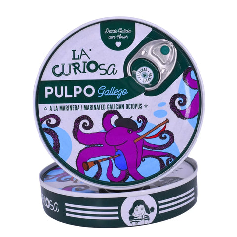 LA CURIOSA Marinated Octopus in Olive Oil 120g Tin