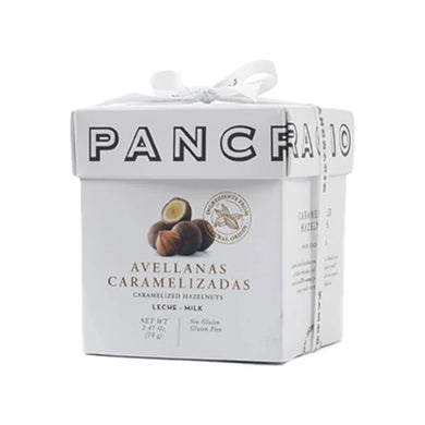 PANCRACIO Caramelised Hazelnuts covered with chocolate 70g