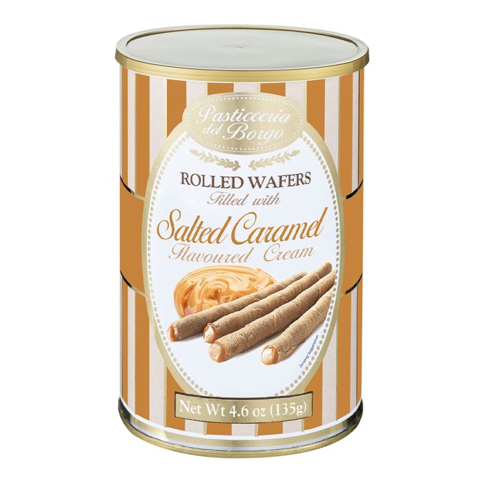Borgo de' Medici Salted Caramel Rolled Wafers