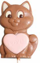 BELGIAN CHOCOLATE PURRFECT KITTIES LOLLIES 30g