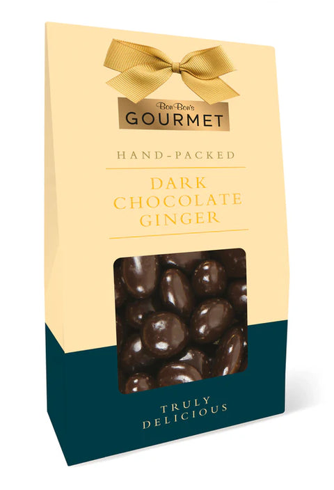 BON BON GOURMET Dark Chocolate Ginger Gift Box 130g
