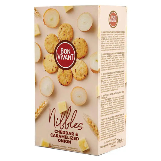 Bon Vivant Cheddar & Caramelised Onion Nibbles 70g