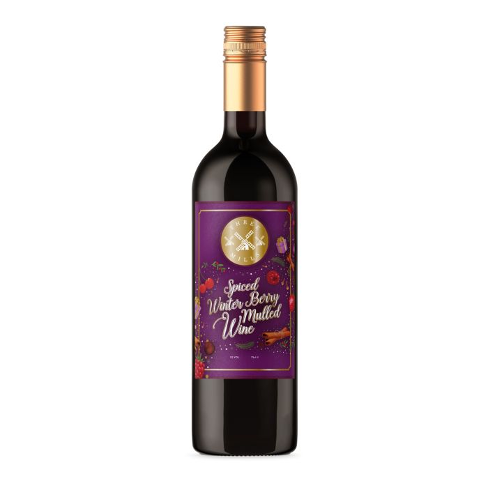 Three Mills Spiced Winter Berry Mulled Wine 750ml