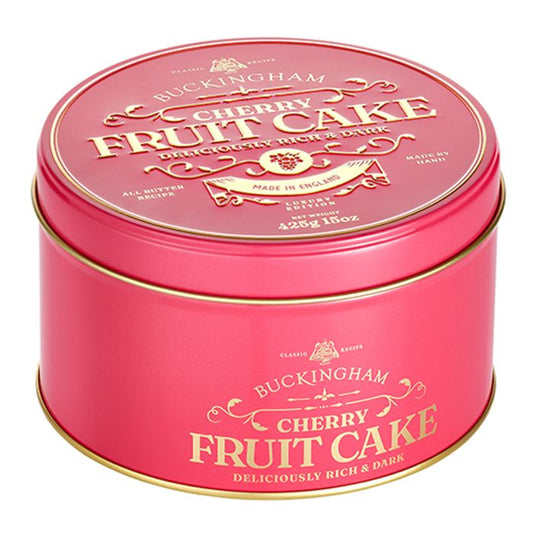 Buckingham Cakes Cherry Fruit Cake with Kirsch Spirit 425g