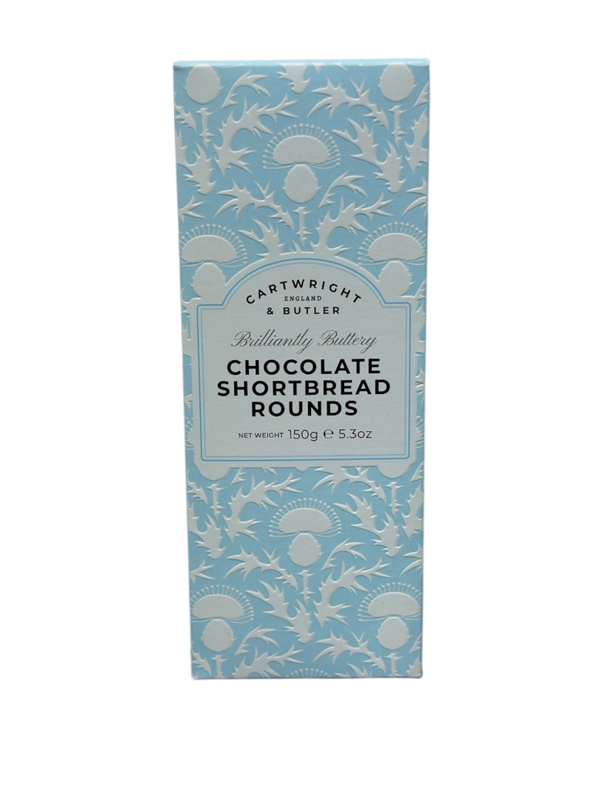 CARTWRIGHT & BUTLER Chocolate Shortbread Rounds Carton 150g