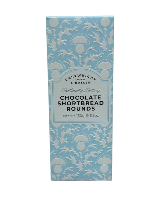 CARTWRIGHT & BUTLER Chocolate Shortbread Rounds Carton 150g