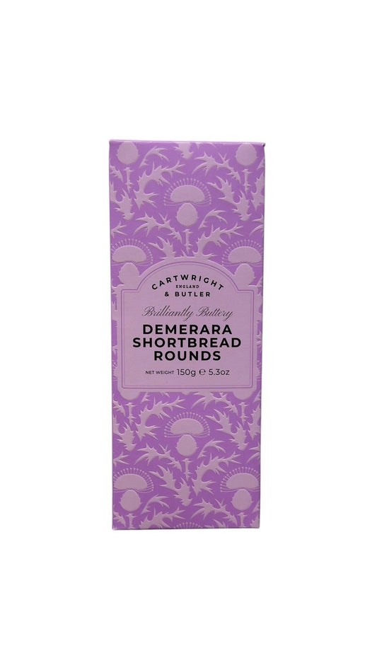 CARTWRIGHT & BUTLER Demerara Shortbread Rounds Carton 150g