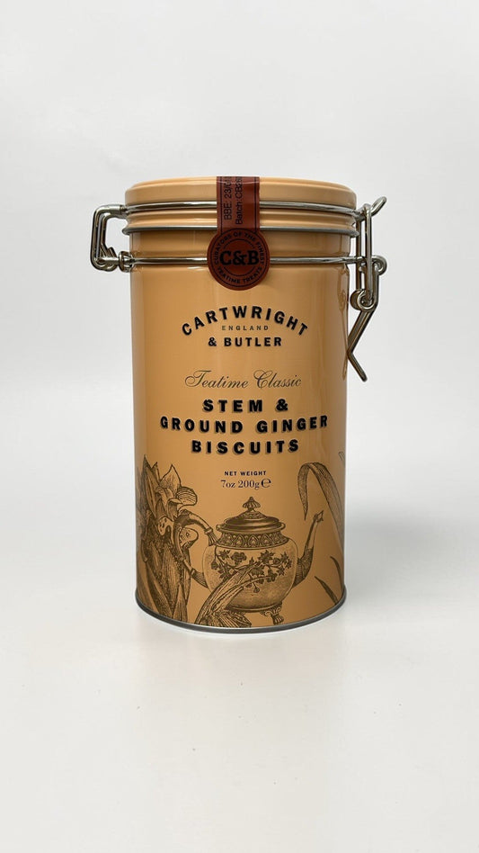 CARTWRIGHT & BUTLER Stem Ginger Biscuits Tin 200g