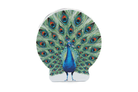 CHURCHILL'S CONFECTIONARY Royal Peacock Tin (with Shortbread Petticoat Tails)