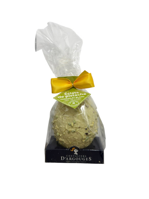 Chevaliers D'Argouges Egg with Pistachio Pieces 110g