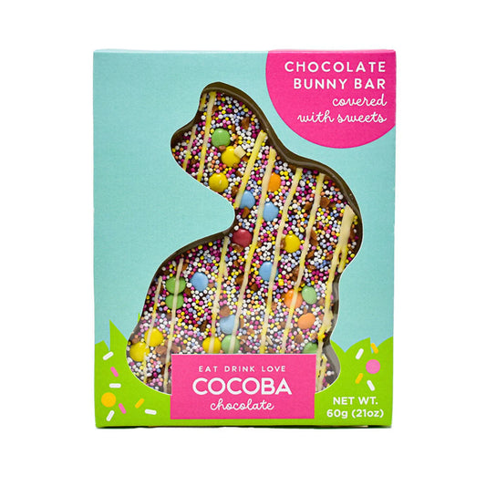 COCOBA - Loaded Bunny Bar with Candy Beans & Sprinkles 65g