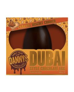 Danny's Chocolate Caramel Biscuit Crunch Large Half Egg 150g