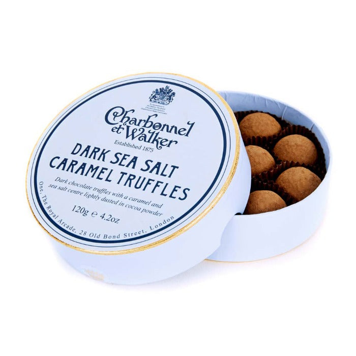 CHARBONNEL ET WALKER Dark Sea Salt Caramel Chocolate Truffles 120g