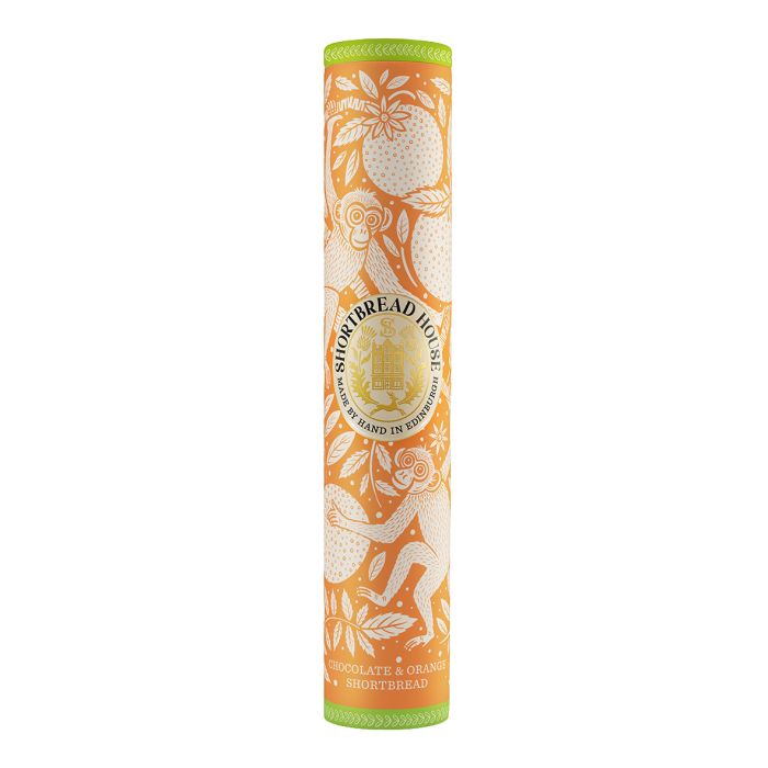 Shortbread House of Edinburgh Chocolate & Orange Shortbread Tall Tin