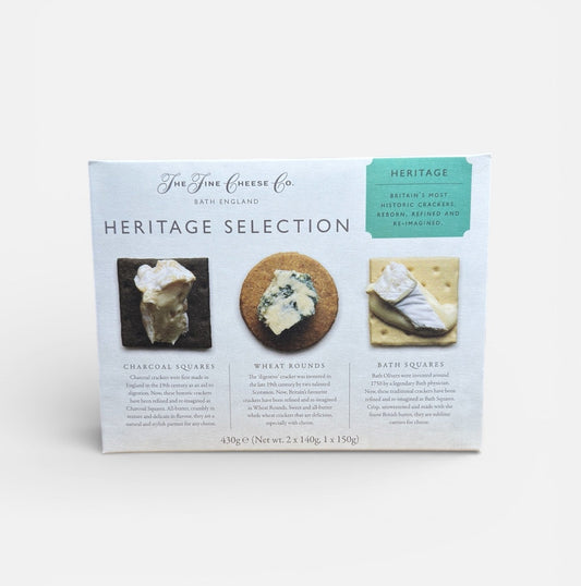 THE FINE CHEESE CO. The Heritage Range Crackers Selection Box 430g
