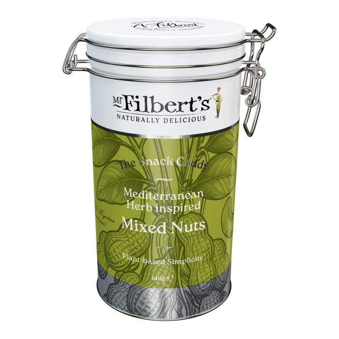 Mr Filbert's Mediterranean Herb Inspired Mixed Nuts Tin 140g