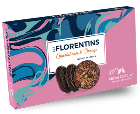 MAISON DE FLORENTINS Chocolate and Orange Florentines 100g