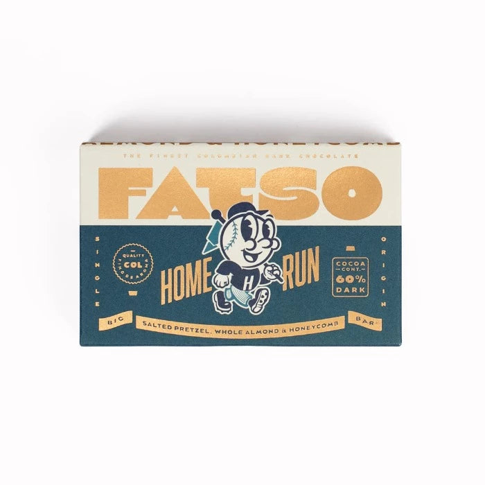FATSO Home Run 60% Dark Craft Chocolate 150g