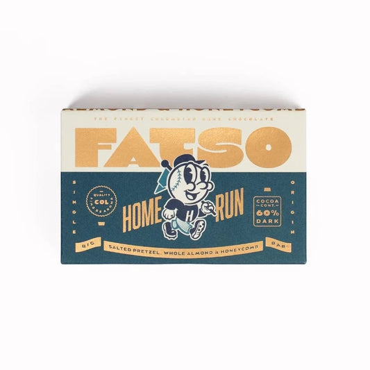 FATSO Home Run 60% Dark Craft Chocolate 150g