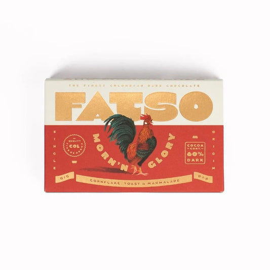 FATSO Morn'n Glory 60% Dark Craft Chocolate  150g