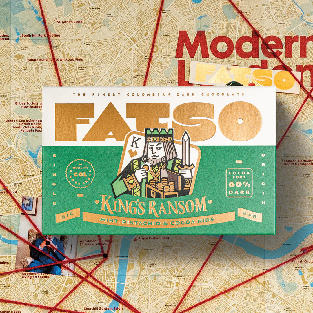 FATSO King's Ransom 60% Dark Craft Chocolate 150g