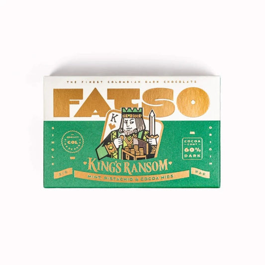 FATSO King's Ransom 60% Dark Craft Chocolate  150g