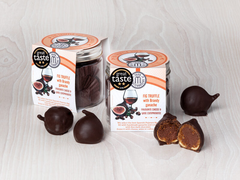 THINK MEDITERRANEAN Fig Truffle with Brandy Ganache Jar