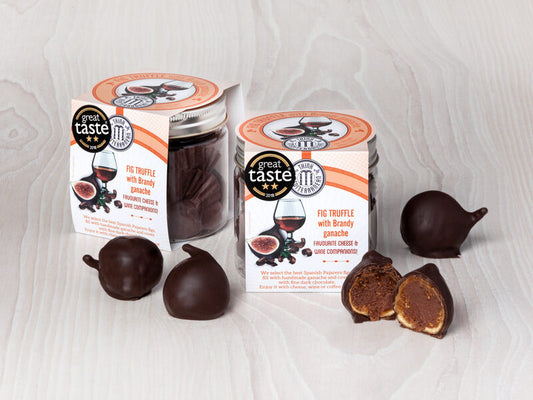 THINK MEDITERRANEAN Fig Truffle with Brandy Ganache Jar