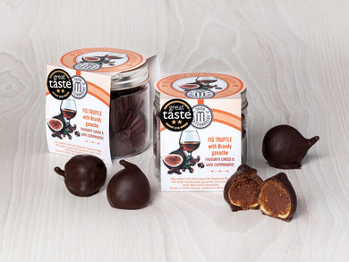 THINK MEDITERRANEAN Fig Truffle with Brandy Ganache 100g