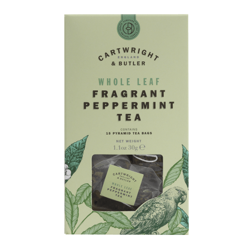 Cartwright and Butler Peppermint Whole Leaf Tea Bags 45g carton