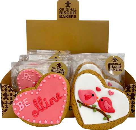 GINGERBREAD LOVE BIRDS & BE MINE HEART 45g