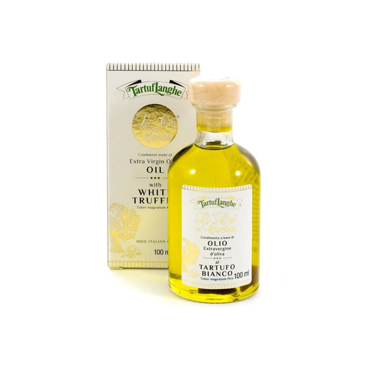 Tartuflanghe Extra Virgin Olive Oil with White Truffle Slices 100ml