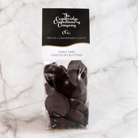 THE CAMBRIDGE CONFECTIONERY COMPANY Dark Chocolate Buttons 150g