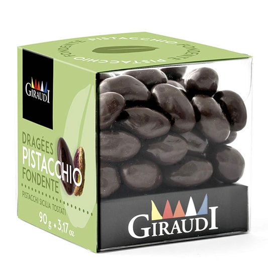 Giraudi Dragées Pistachio & Dark Chocolate 90g