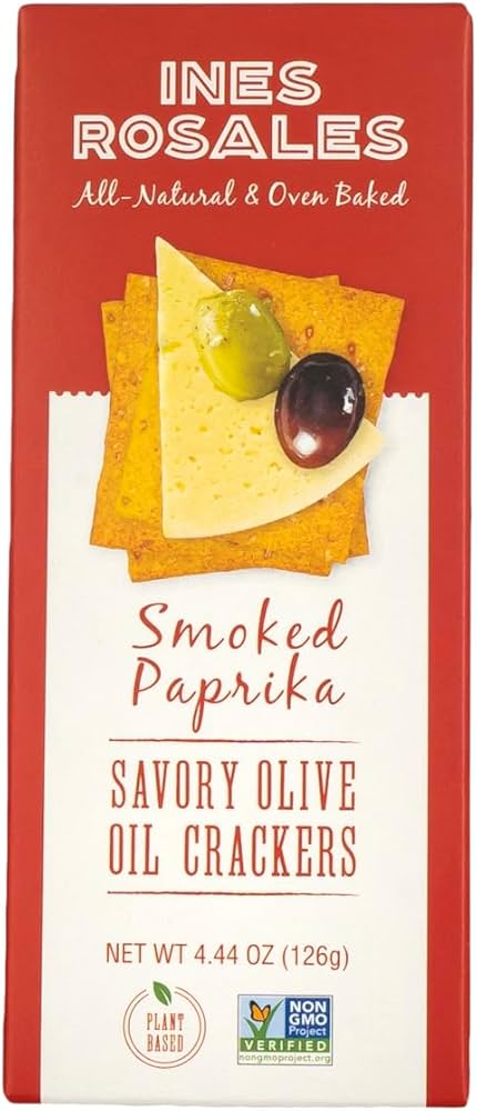 Inés Rosales Smoked Paprika Crackers 126g
