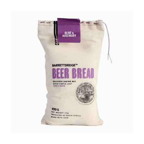 BARRETT'S RIDGE Olive & Rosemary Beer Bread Flour Mix 450g