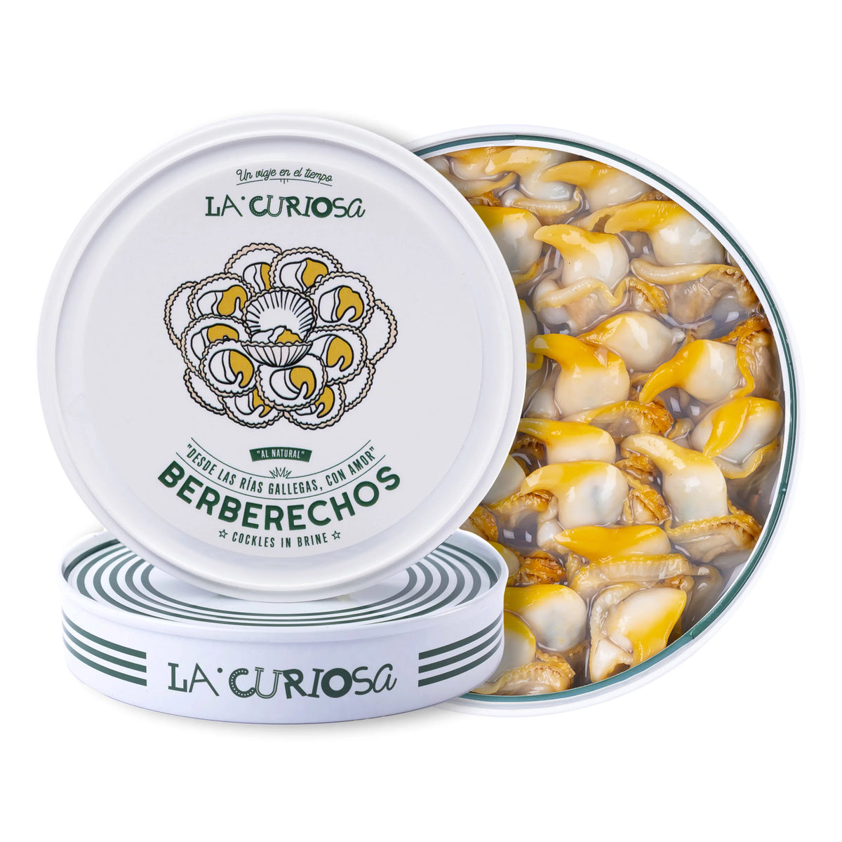 La Curiosa Cockles in Brine 45/55 Pieces 120g Tin