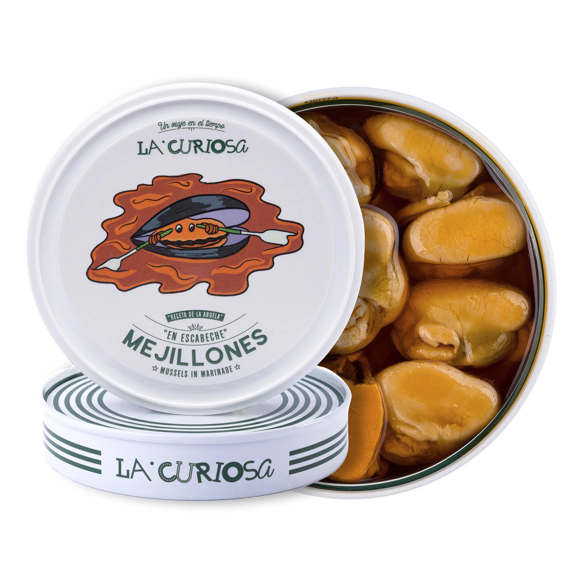 La Curiosa Marinated Mussels 8/12 Pieces 120g
