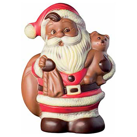 CCW Chocolate Large Santa with Teddy (17cm) 300g