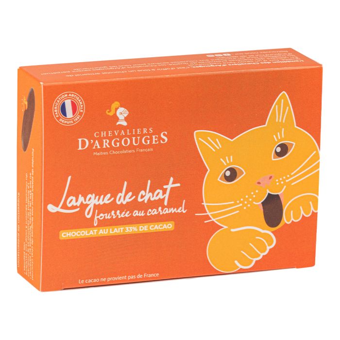 Les Chevaliers d’Argouges Cat’s Tongue Shaped Milk Chocolate